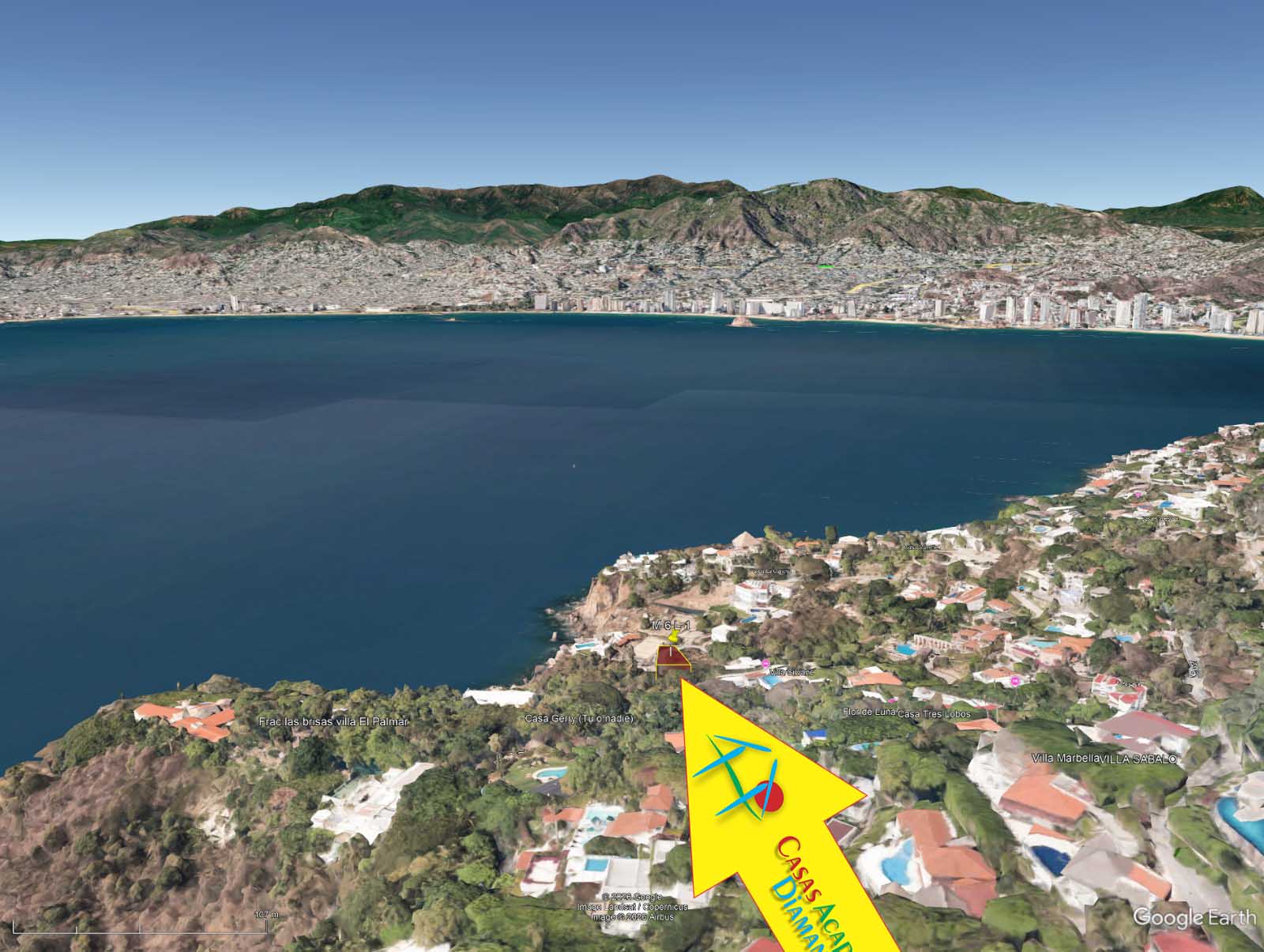 Terreno Las Brisas Manzana 6 Lote 1 - Ubicación satelital y entorno 4